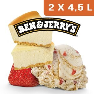 Ben & Jerry's Bac Strawberry Cheesecake -2 x 4,5L - 